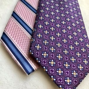 NEW Two Jos. A BANK Signature Collection Silk